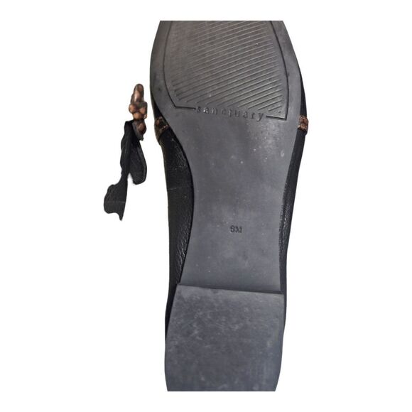 SANCTUARY "Blast" Black Slip-On Loafers - Size 6 - Picture 8 of 9